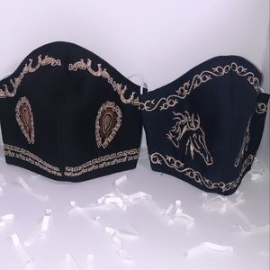New Embroidered Face Masks